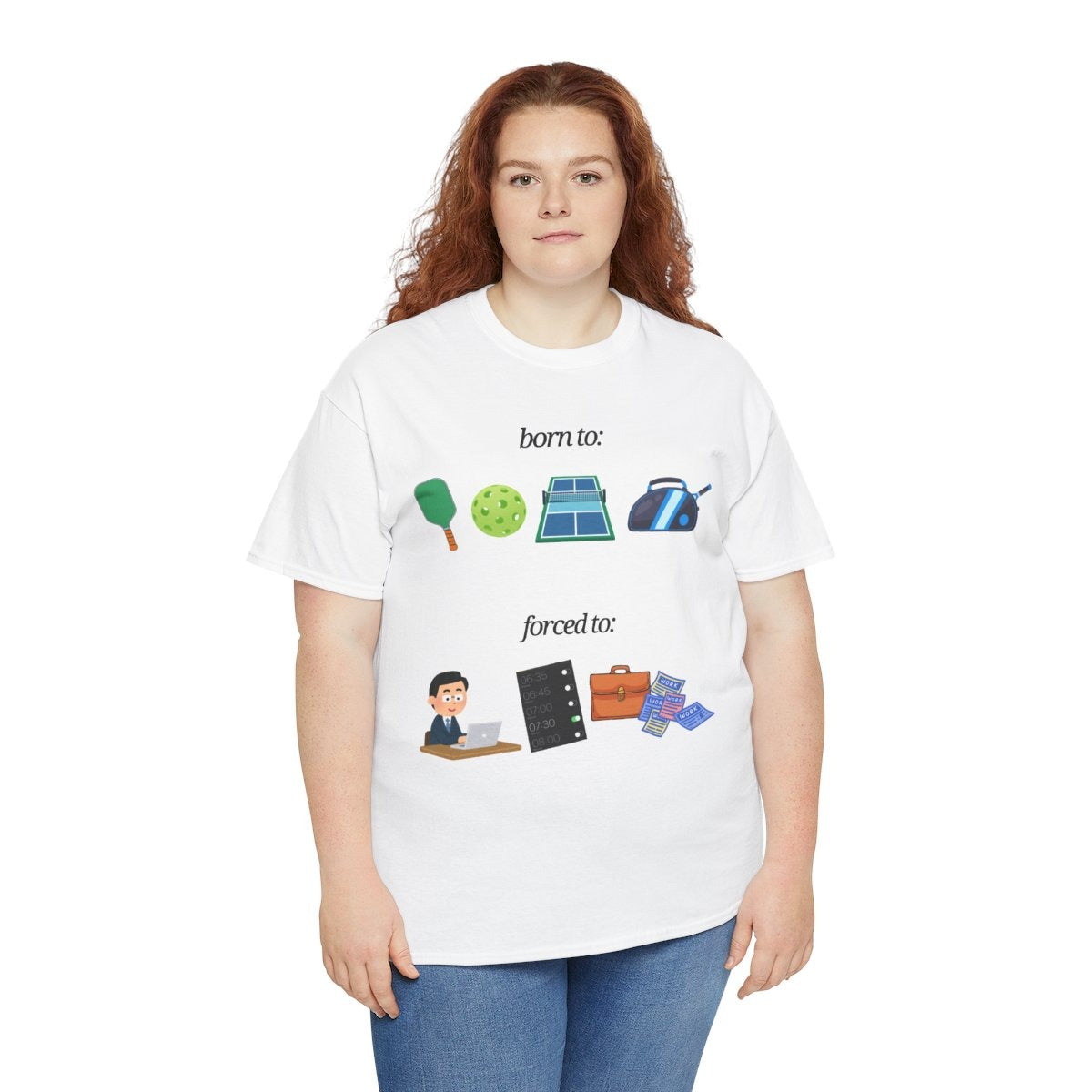 FORCED TO WORK - Pickleball (Dri Fit)