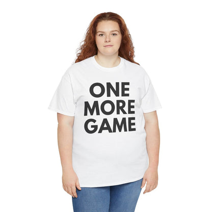 ONE MORE GAME - Tennis & Pickleball (Basic Tee)