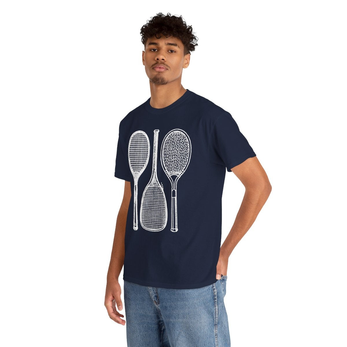 RETRO RACQUET - Tennis (Basic Tee)