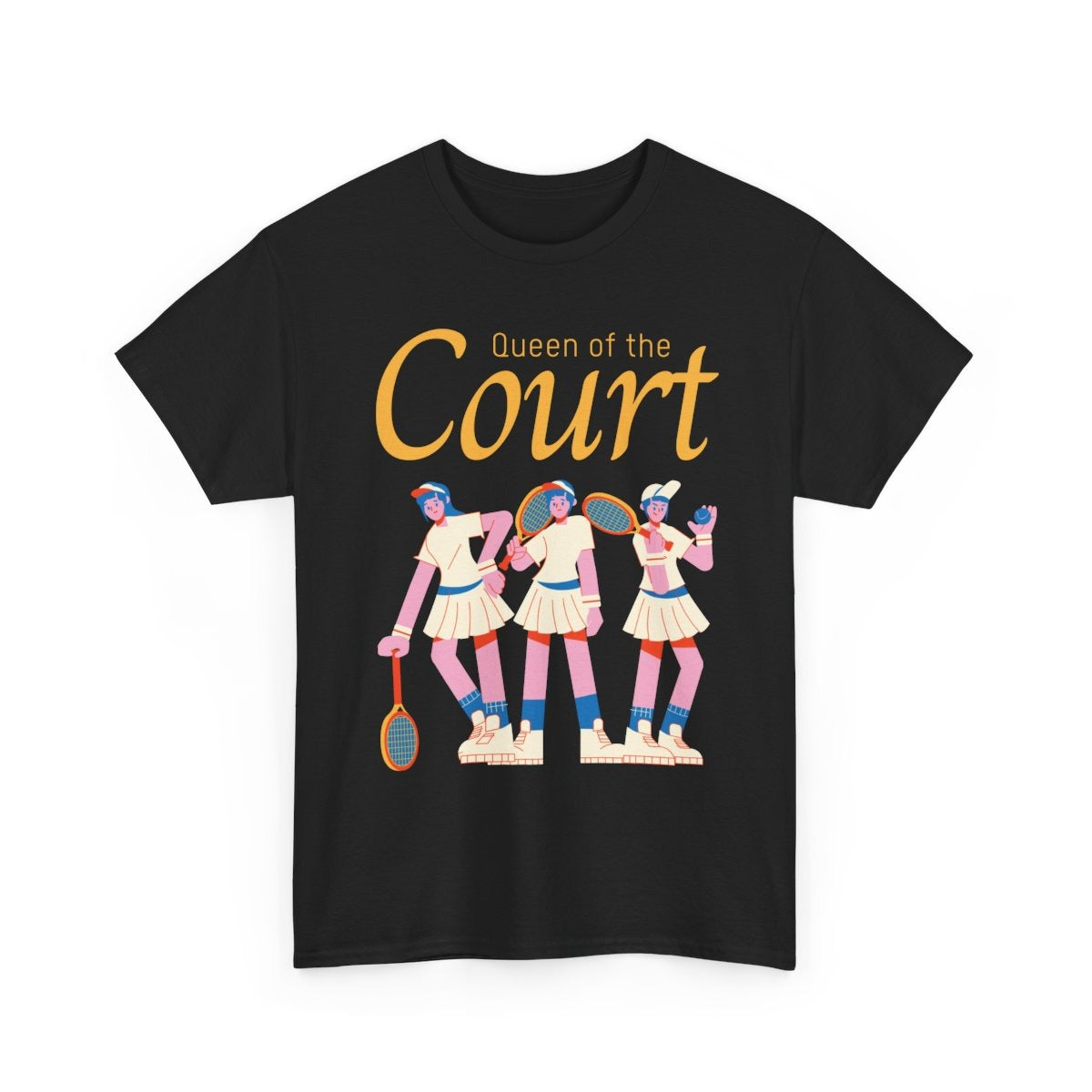COURT QUEEN 1 - Tennis Basic Tee