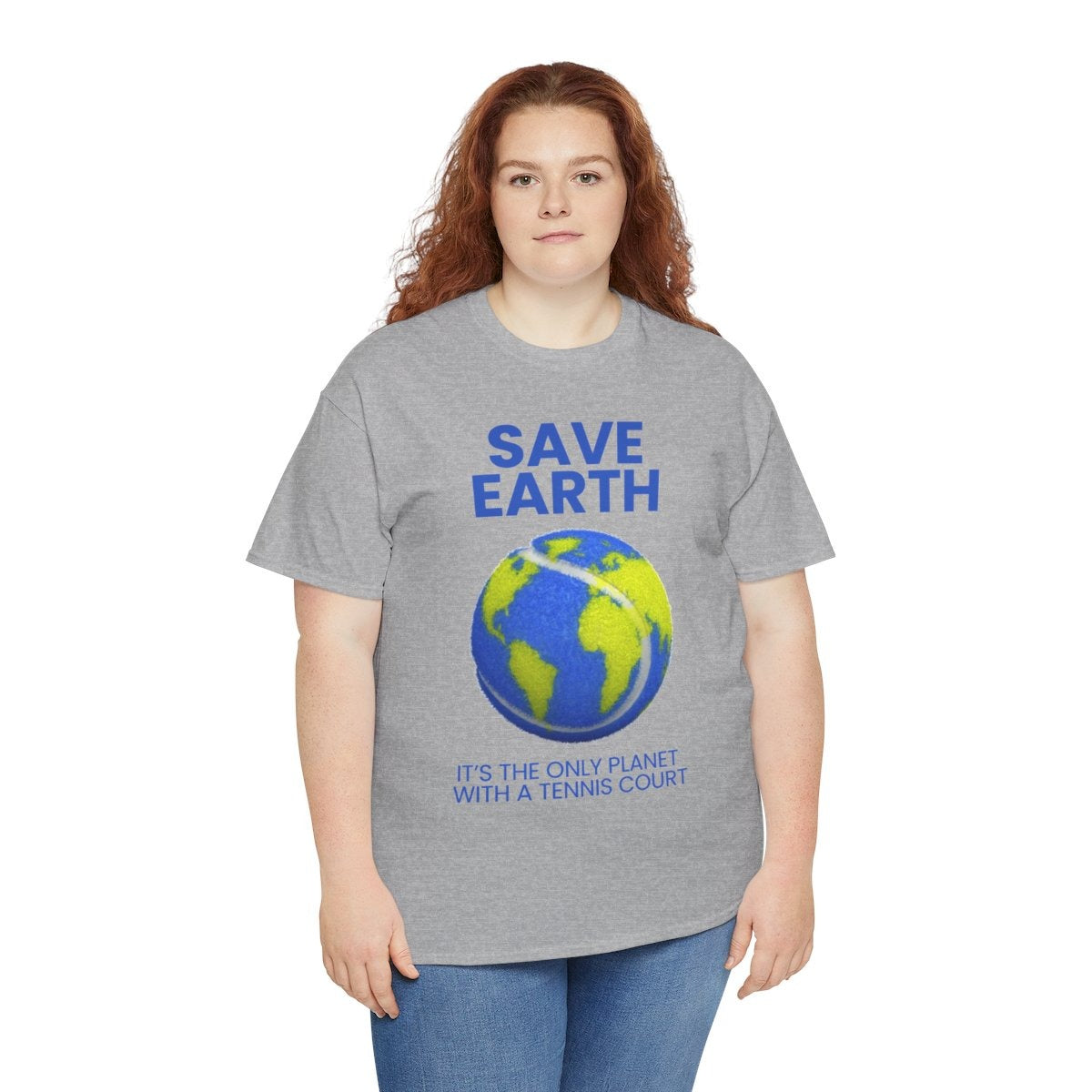 SAVE EARTH - Tennis (Basic Tee)