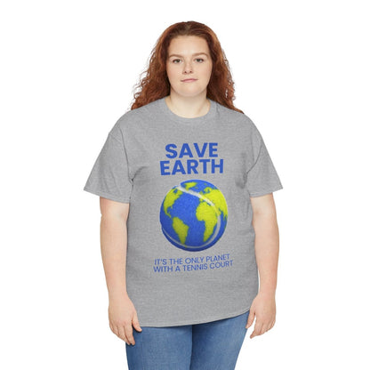 SAVE EARTH - Tennis (Basic Tee)