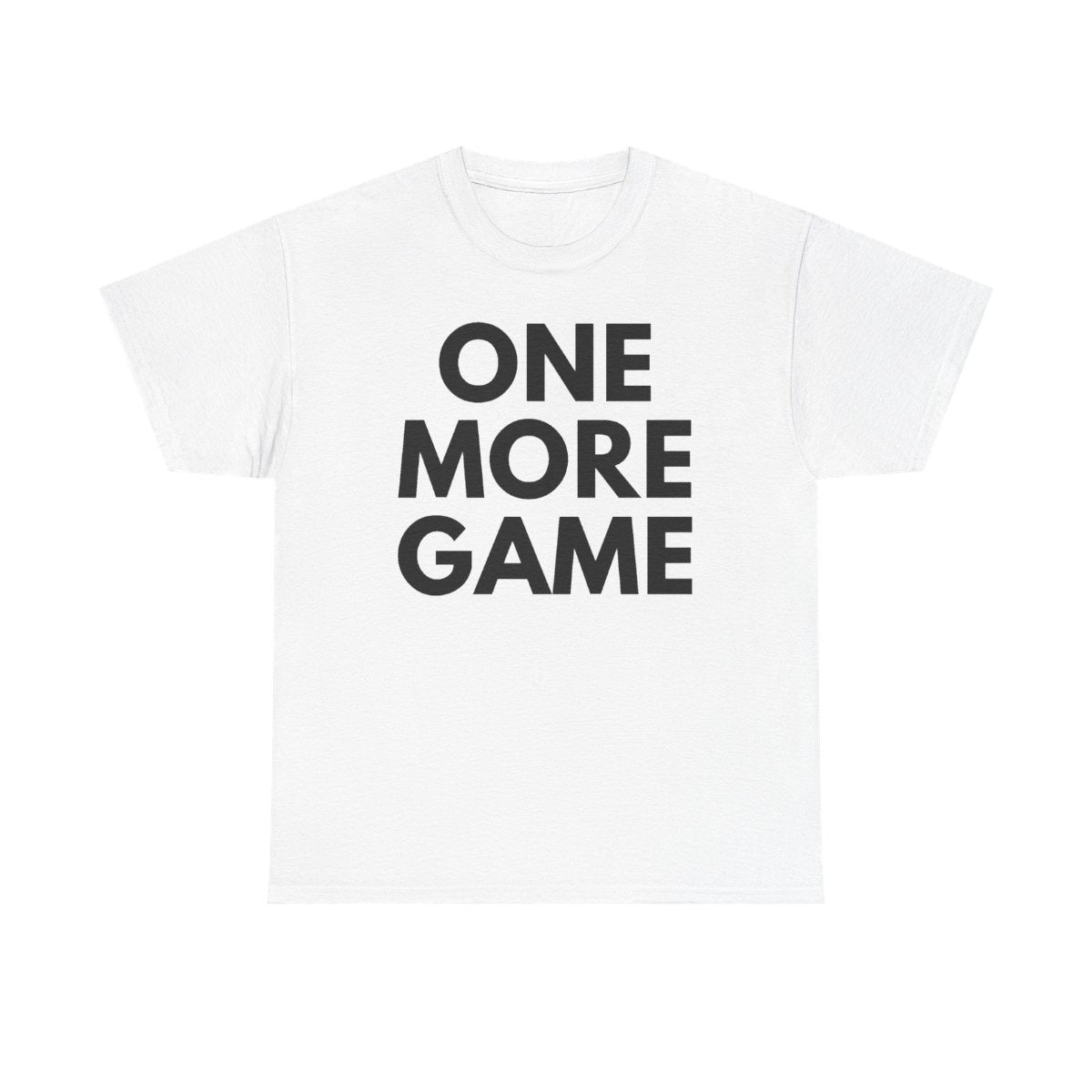 ONE MORE GAME - Tennis & Pickleball (Basic Tee)