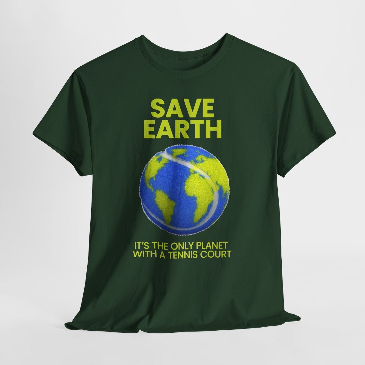 SAVE EARTH - Tennis (Basic Tee)
