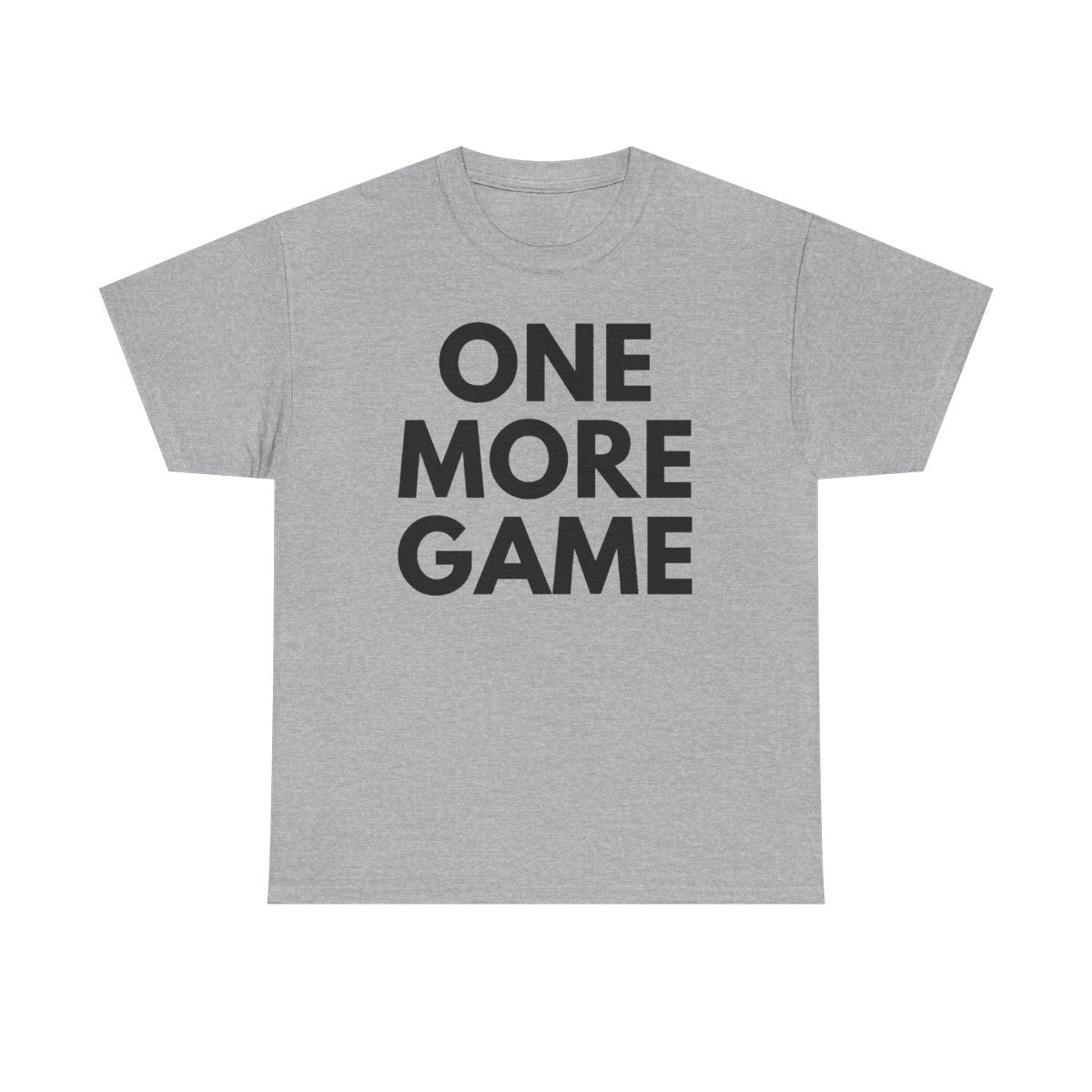 ONE MORE GAME - Tennis & Pickleball (Basic Tee)