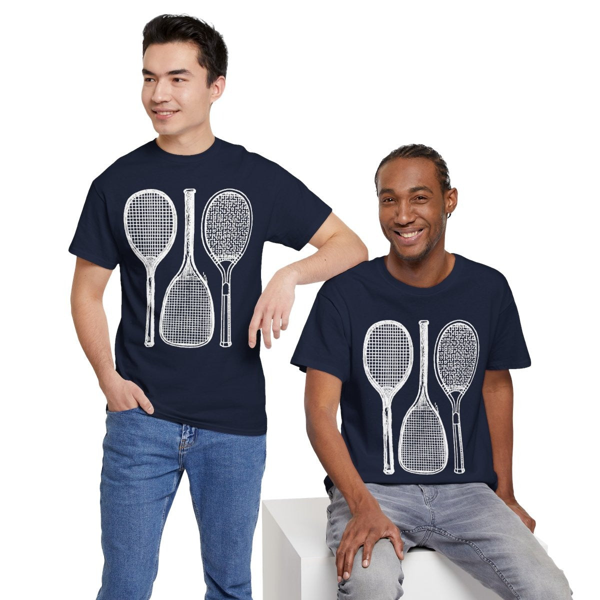 RETRO RACQUET - Tennis (Basic Tee)