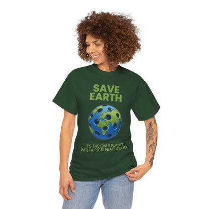 SAVE EARTH - Pickleball (Basic Tee)