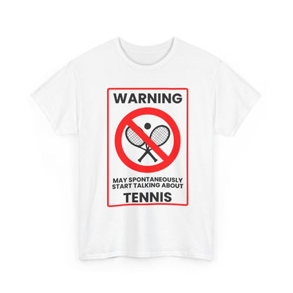 WARNING TENNIS - Tennis (Basic Tee)