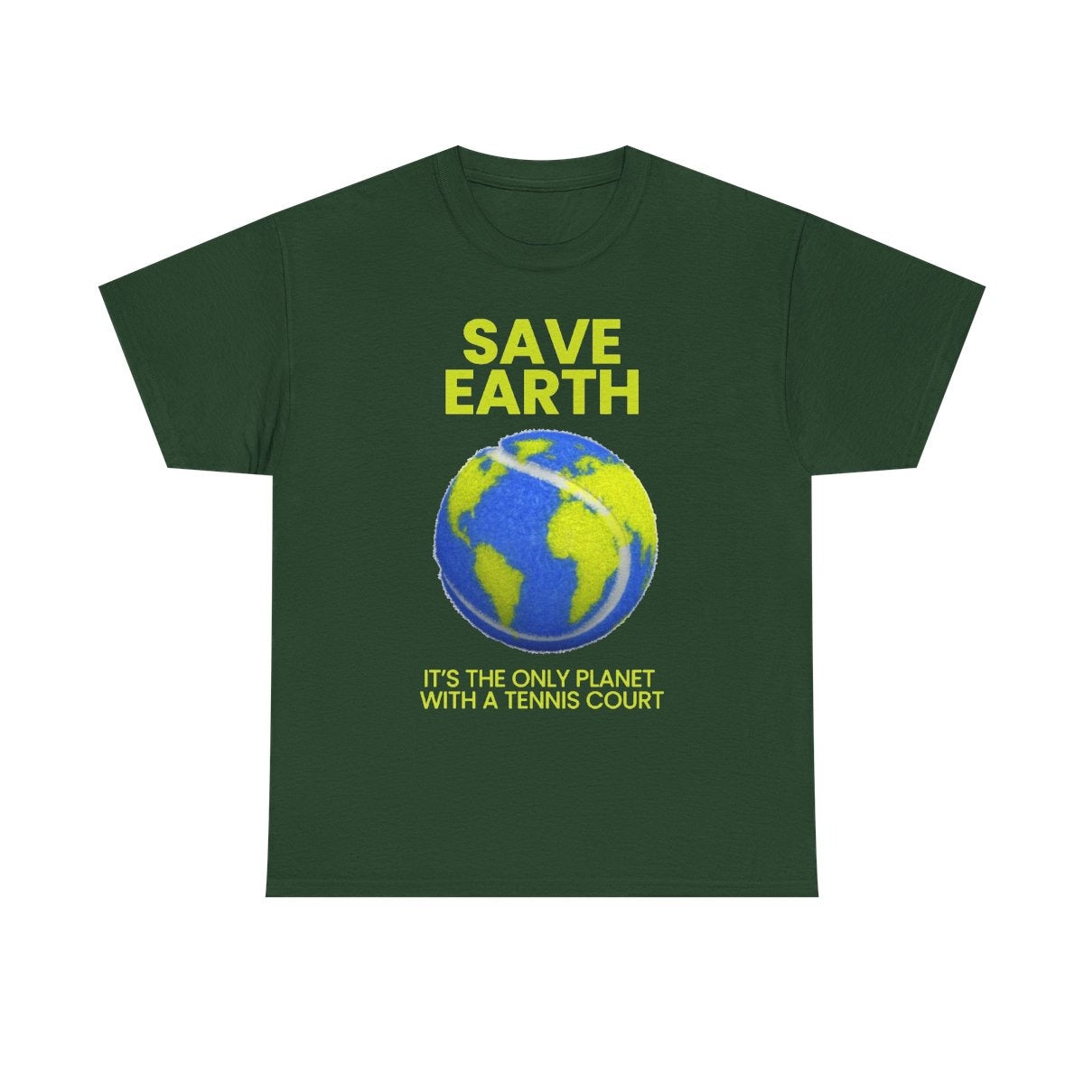 SAVE EARTH - Tennis (Basic Tee)