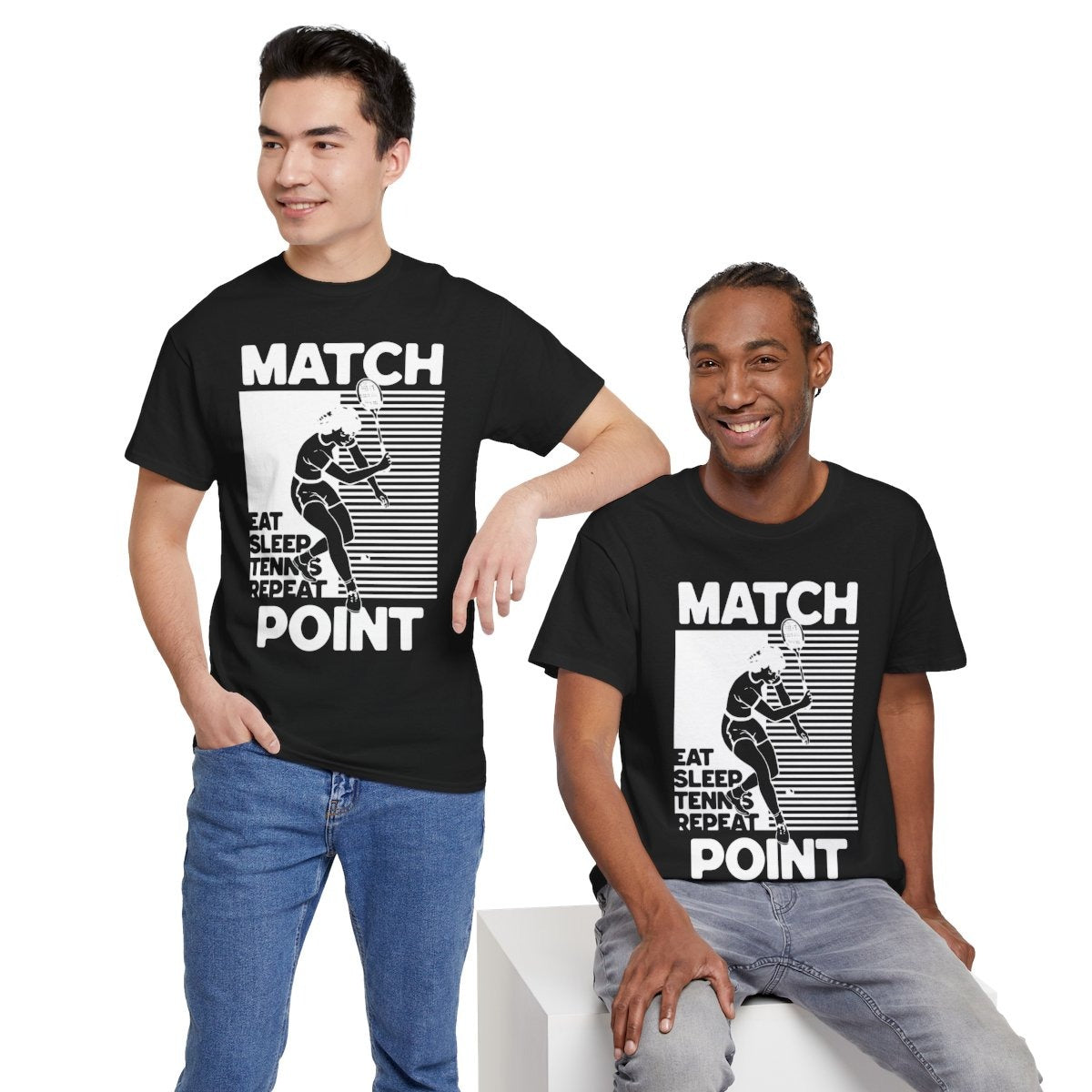 MATCH POINT 6 - Tennis Basic Tee