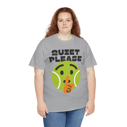 QUIET PLEASE - Tennis (Basic Tee)