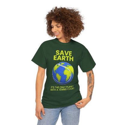 SAVE EARTH - Tennis (Basic Tee)