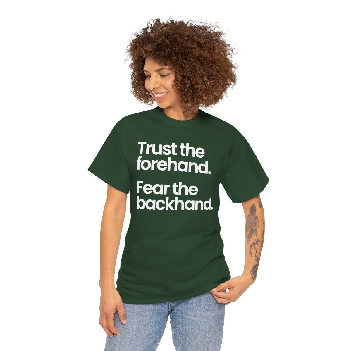 TRUST FOREHAND - Tennis & Pickleball (Basic Tee)