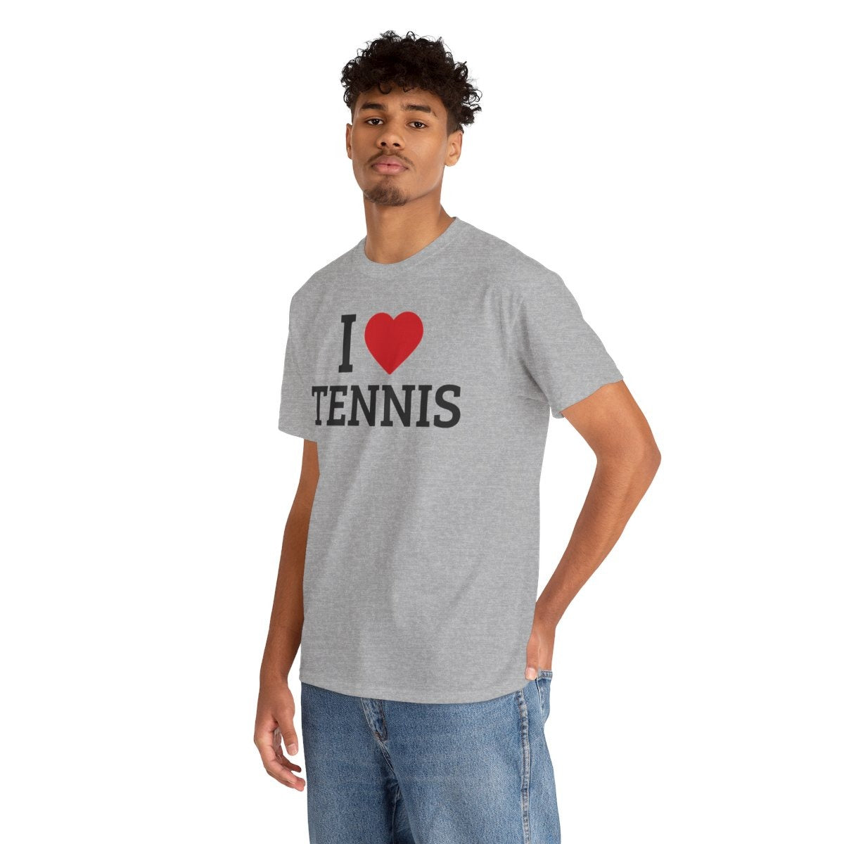 I HEART TENNIS - Tennis (Basic Tee)