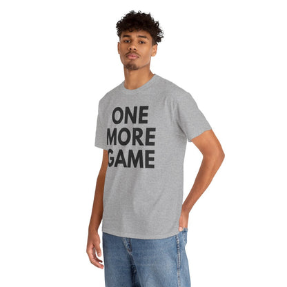 ONE MORE GAME - Tennis & Pickleball (Basic Tee)
