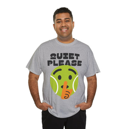 QUIET PLEASE - Tennis (Basic Tee)