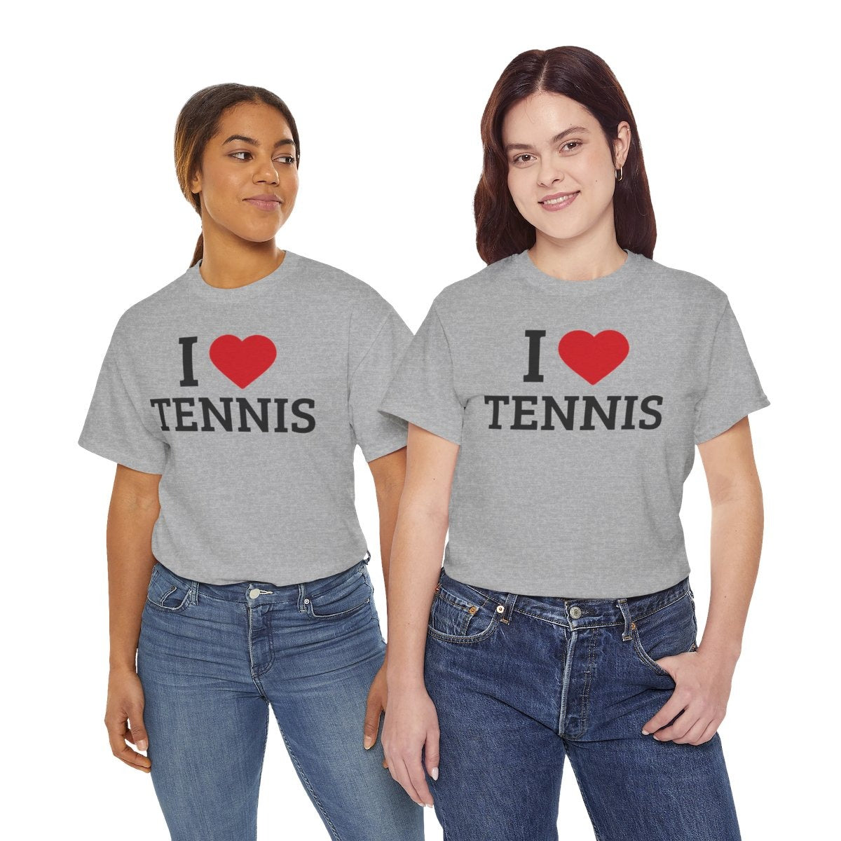 I HEART TENNIS - Tennis (Basic Tee)