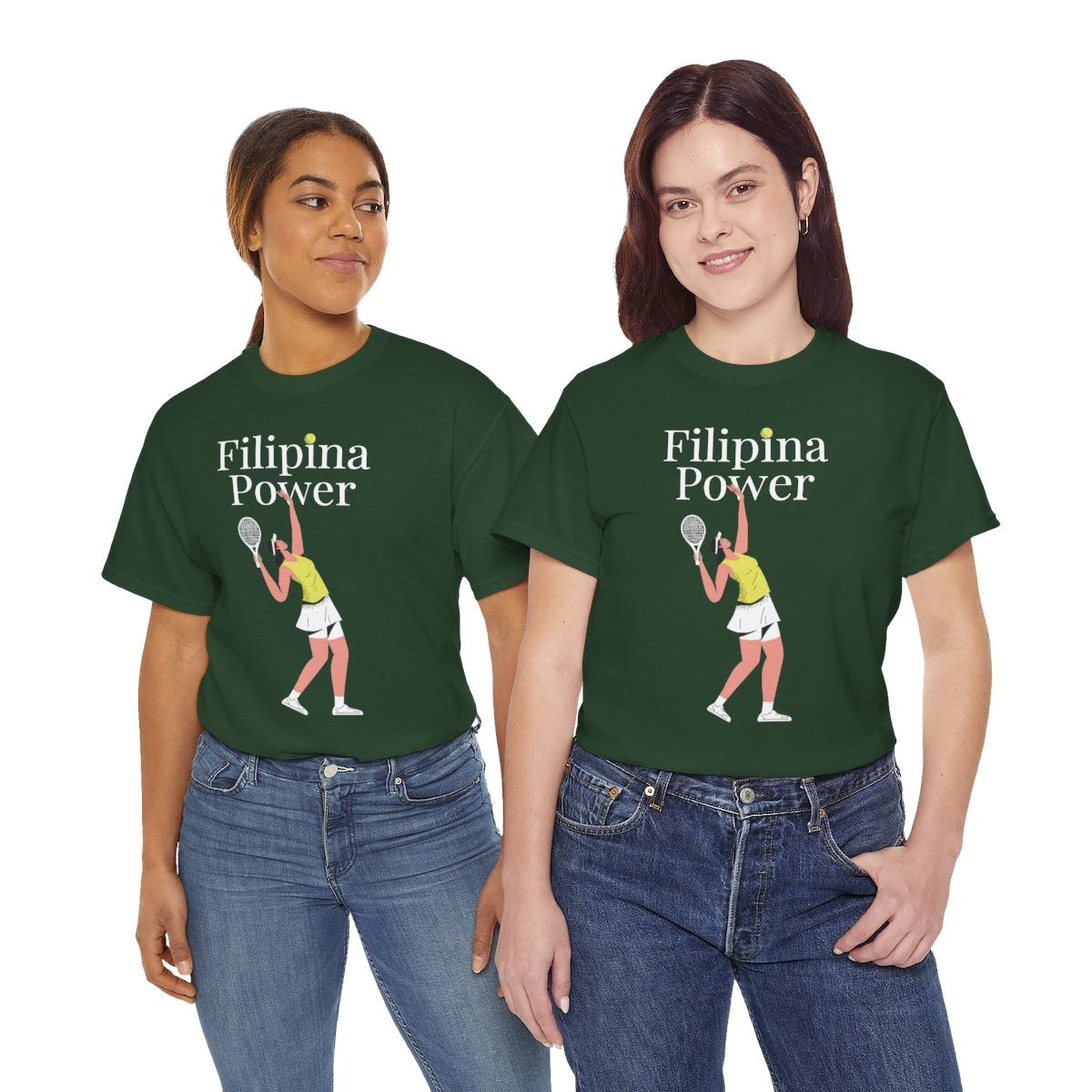 FILIPINA POWER - Tennis (Basic Tee)