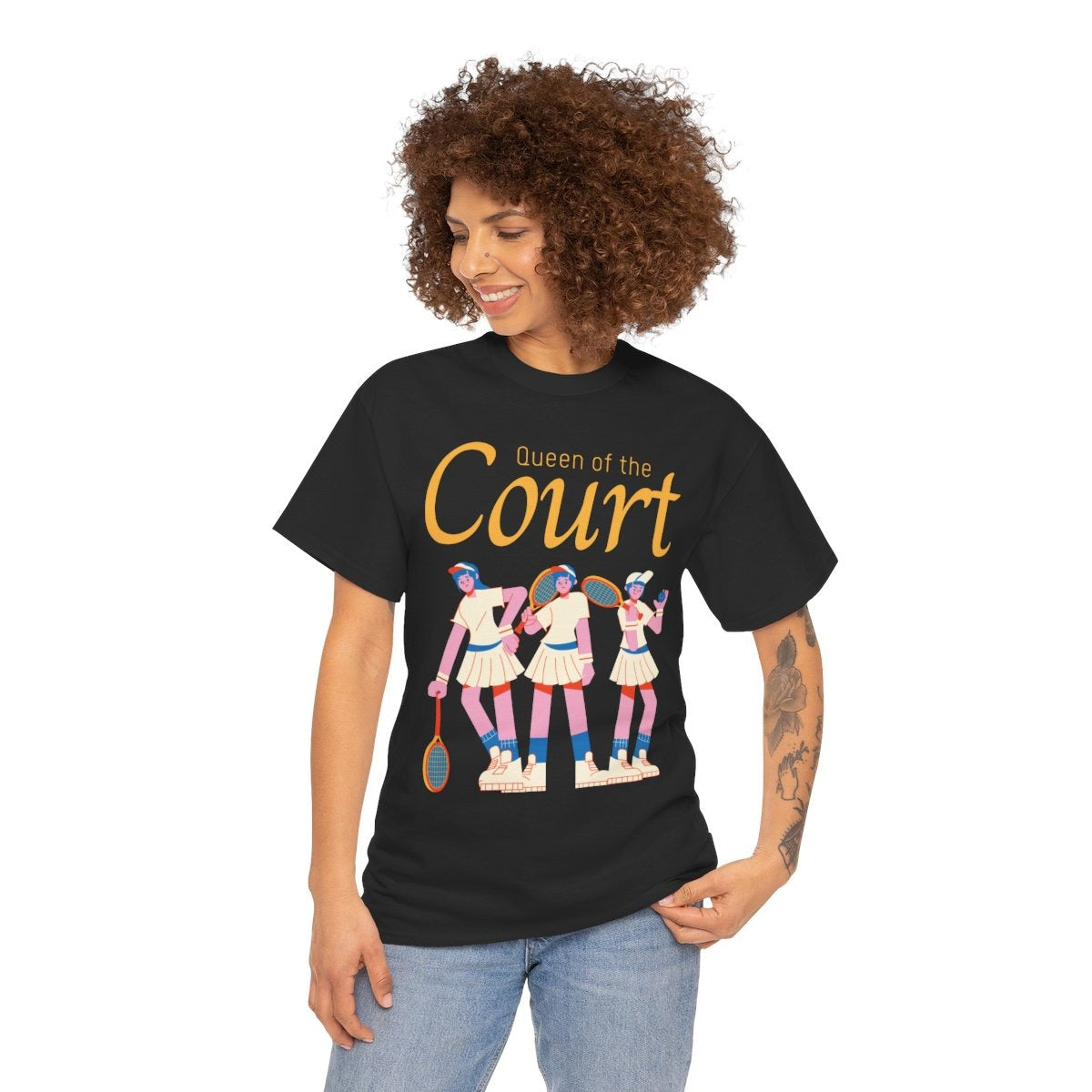 COURT QUEEN 1 - Tennis Basic Tee