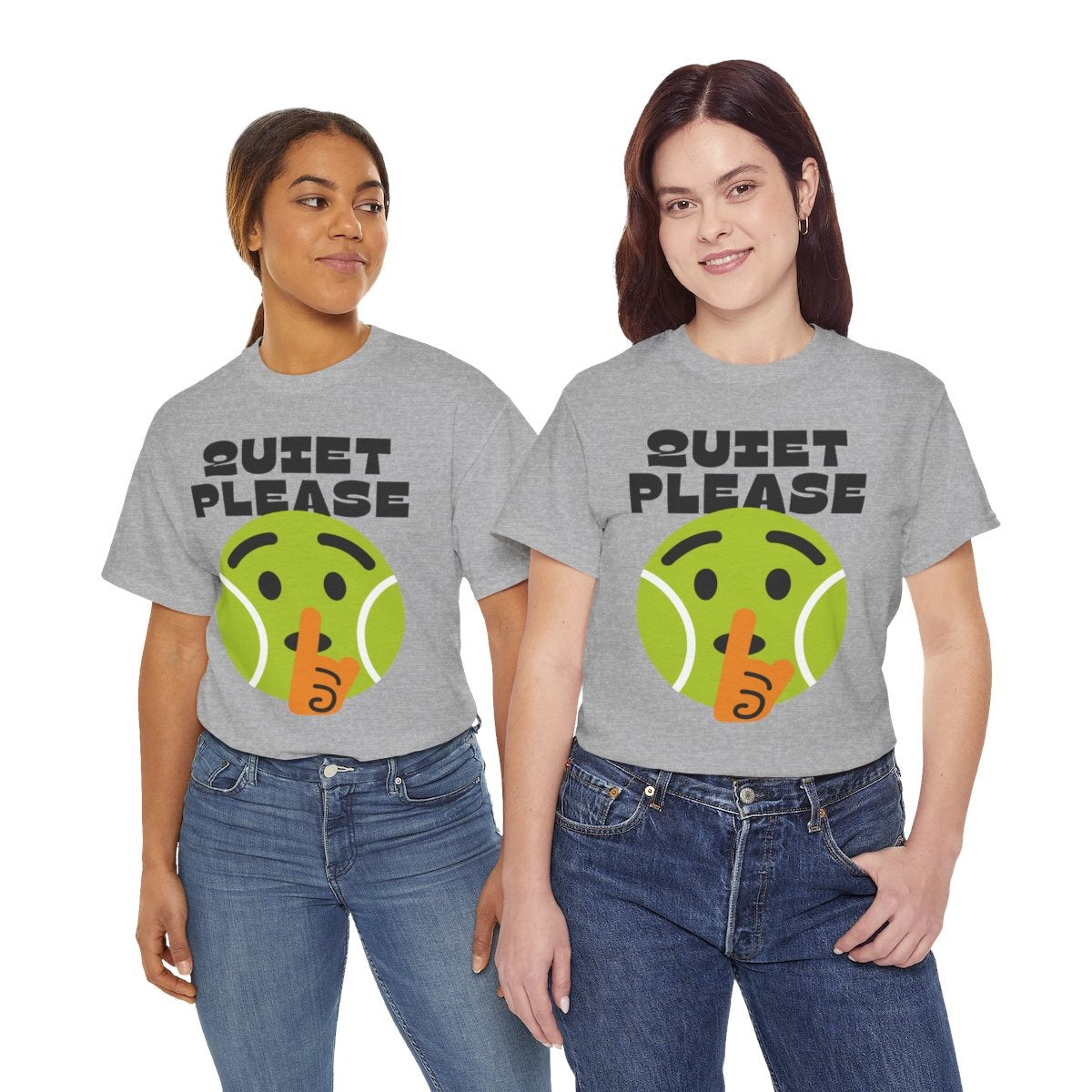 QUIET PLEASE - Tennis (Basic Tee)