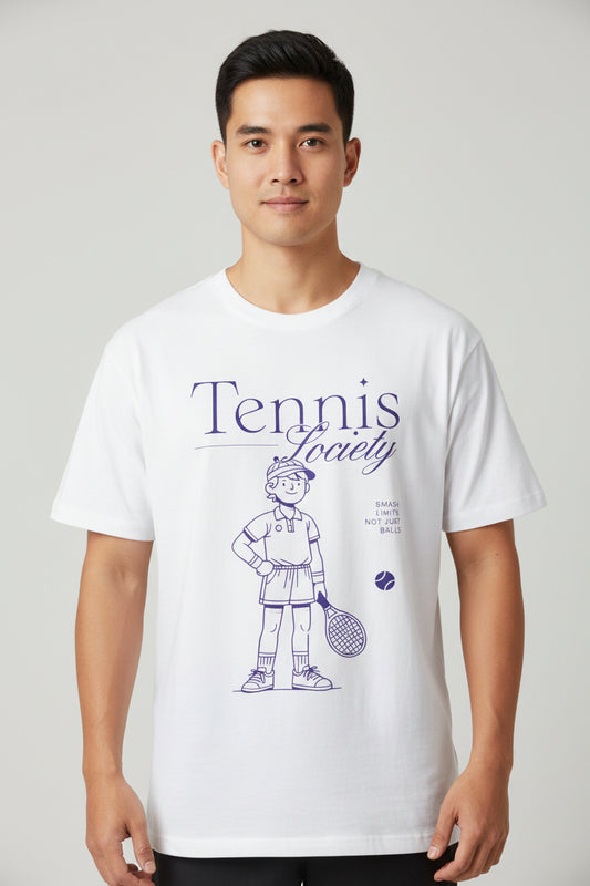 TENNIS SOCIETY - Tennis Basic Tee