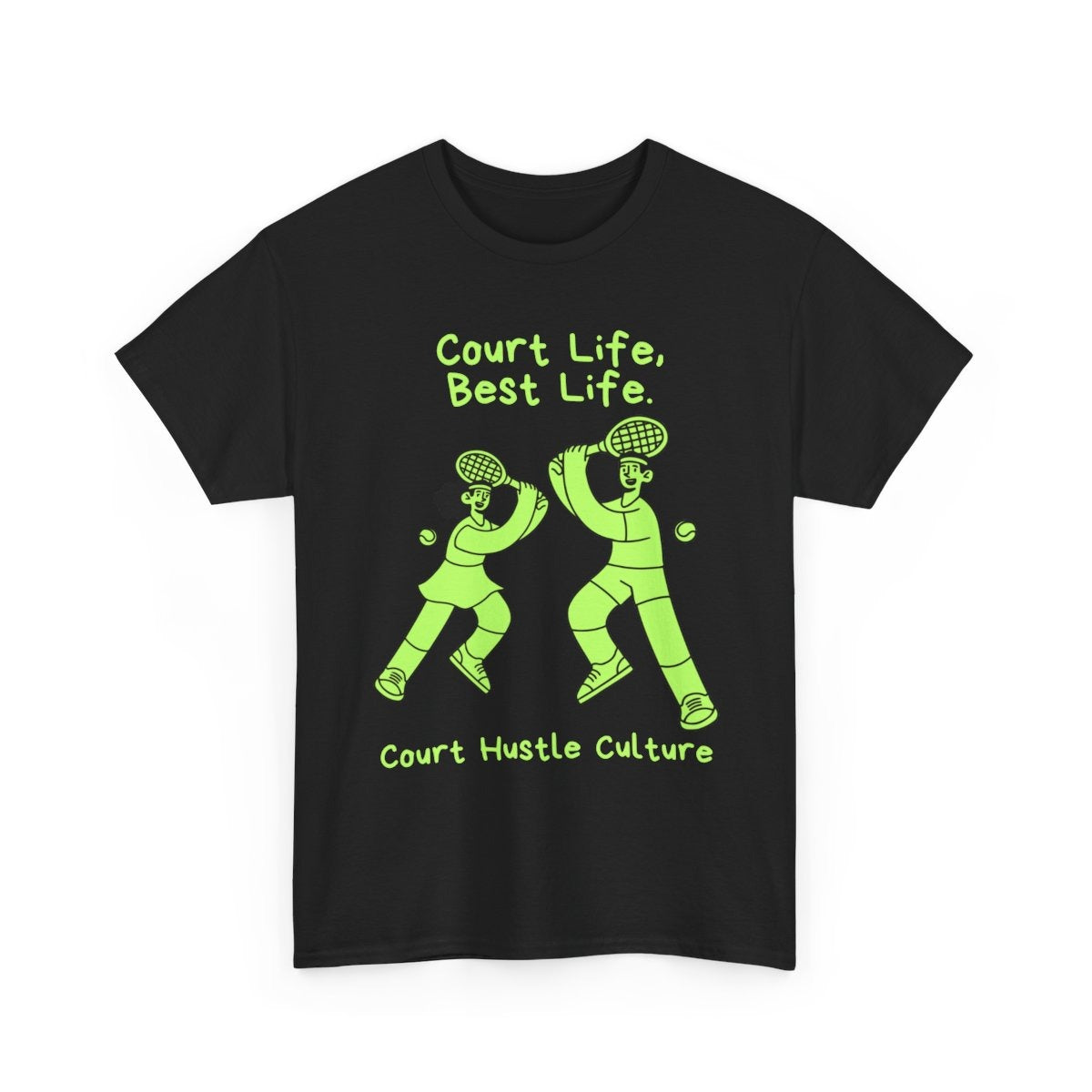 COURT HUSTLE - Tennis Basic Tee