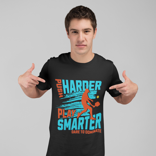 PUSH HARDER - Pickleball (Basic Tee)