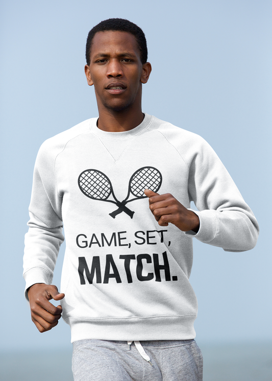 GAME SET MATCH 1 - Tennis Sweatshirt