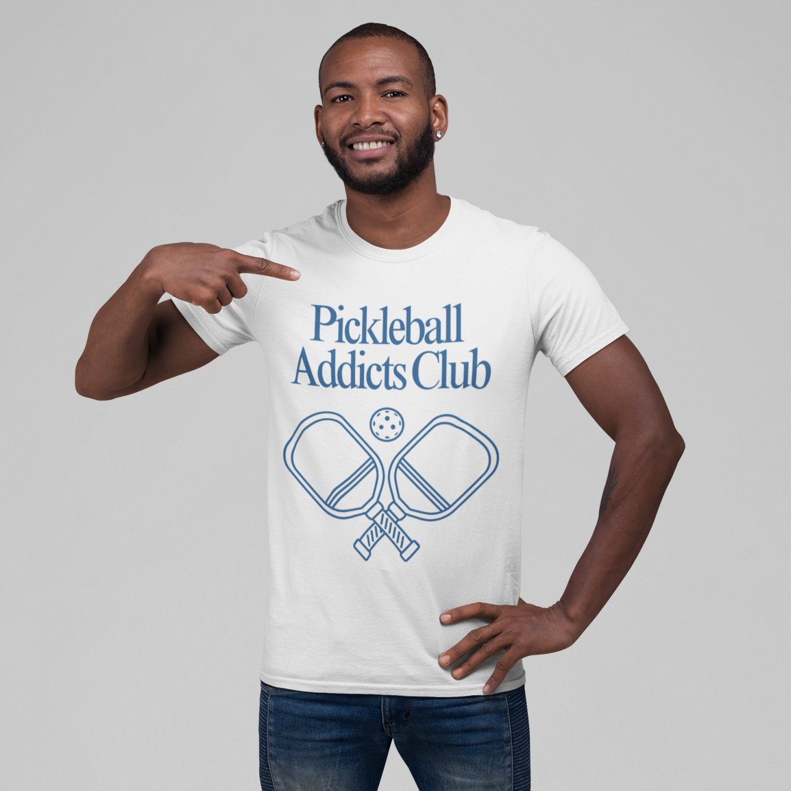 PICKLEBALL ADDICTS CLUB - Pickleball (Basic Tee)