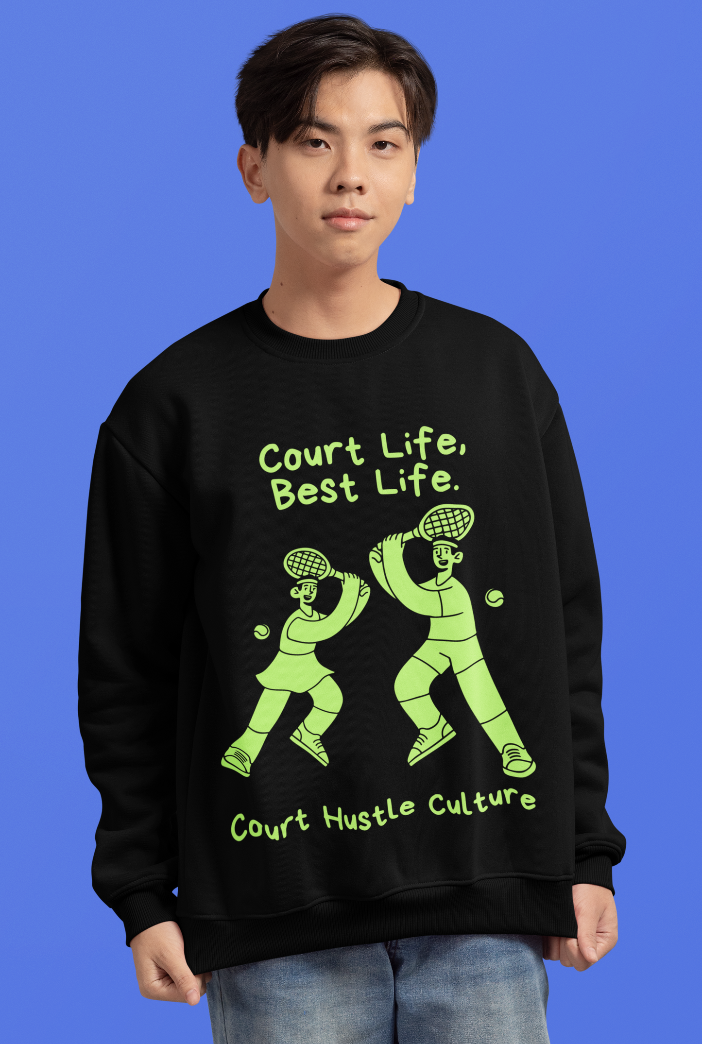 COURT HUSTLE - Tennis Sweatshirt