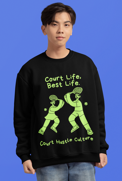 COURT HUSTLE - Tennis Sweatshirt