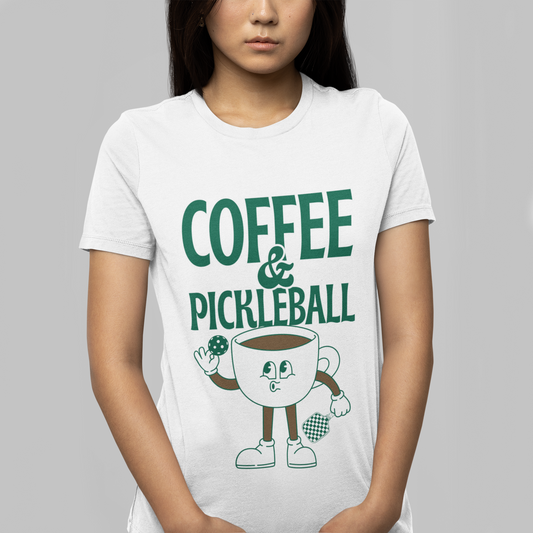 COFFEE & PICKLEBALL - Pickleball (Basic Tee)