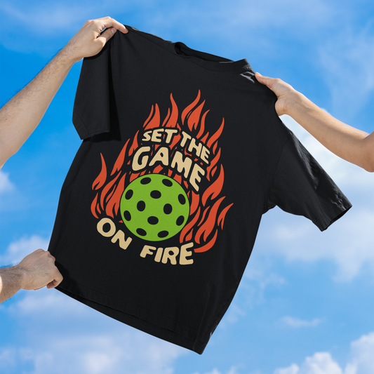 ON FIRE - Pickleball (Basic Tee)