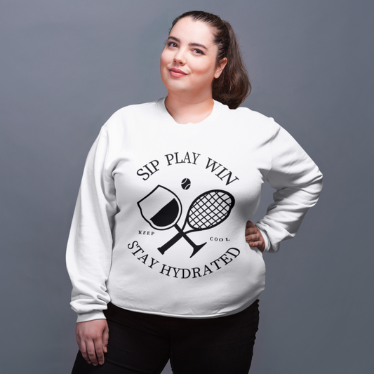 STAY HYDRATED - Tennis Sweatshirt