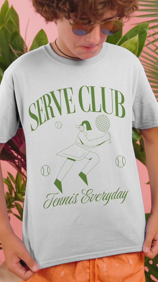 SERVE CLUB - Tennis (Kids Tee)