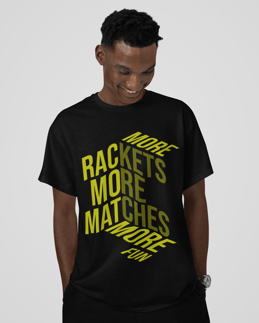 MORE RACKETS - Pickleball (Basic Tee)