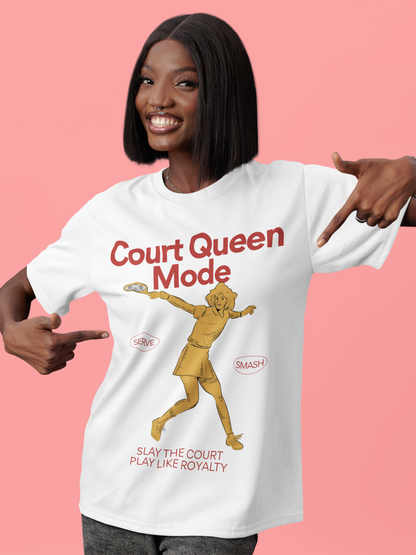 COURT QUEEN 2 - Tennis Basic Tee