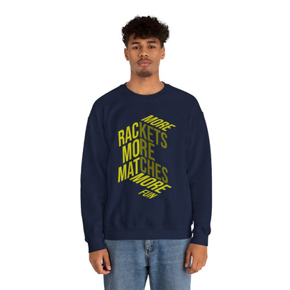 MORE RACKETS - Tennis Sweatshirt