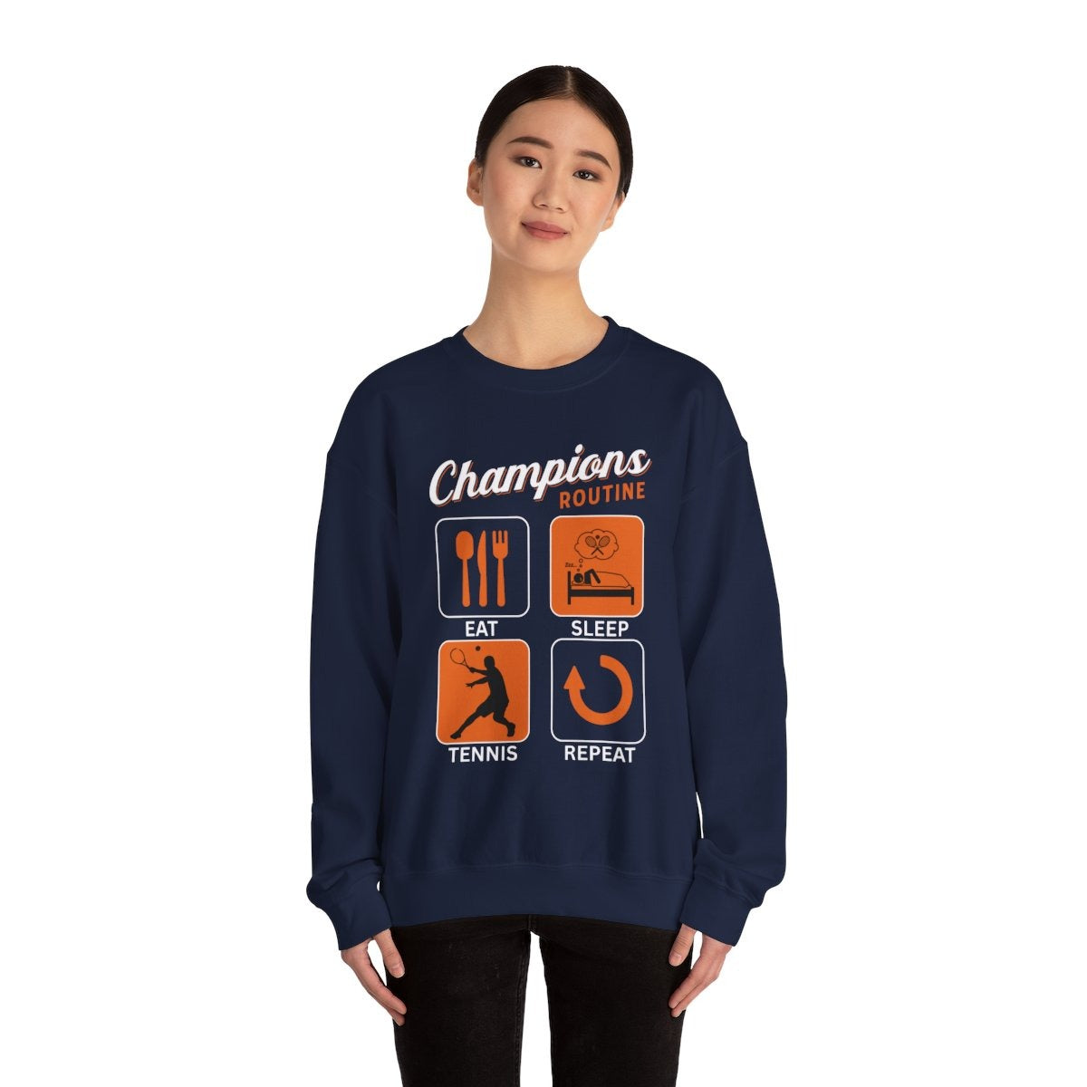 CHAMPIONS ROUTINE - Tennis Sweatshirt