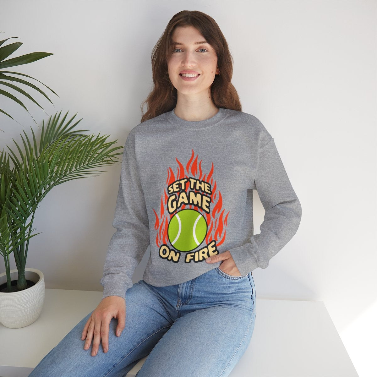 ON FIRE - Tennis Sweatshirt