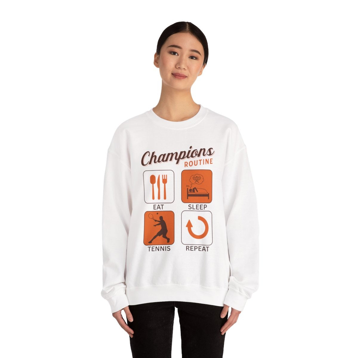 CHAMPIONS ROUTINE - Tennis Sweatshirt