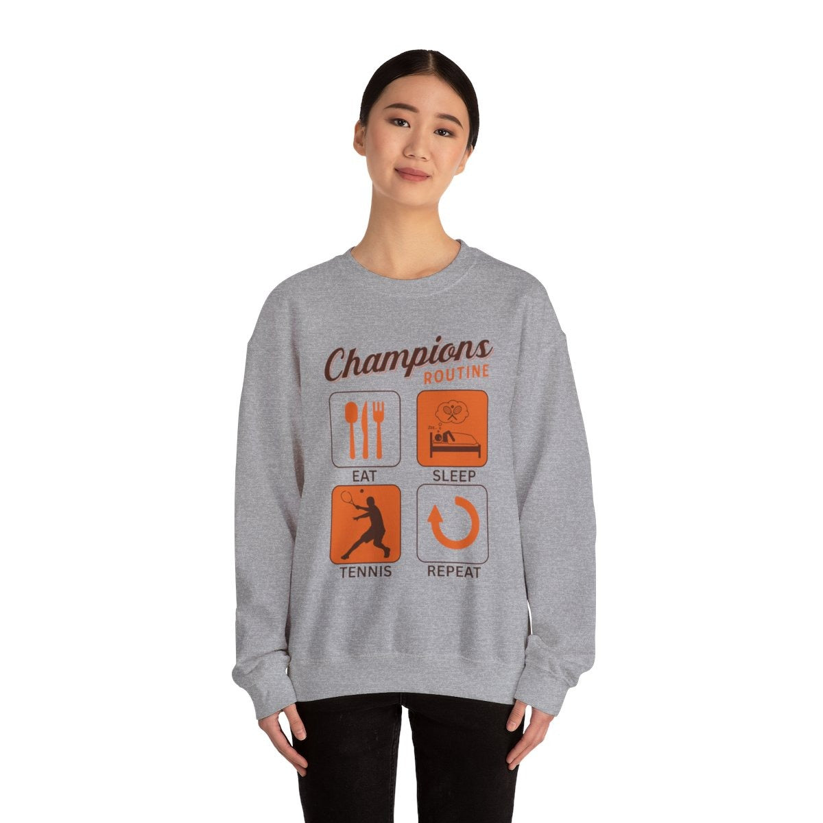 CHAMPIONS ROUTINE - Tennis Sweatshirt