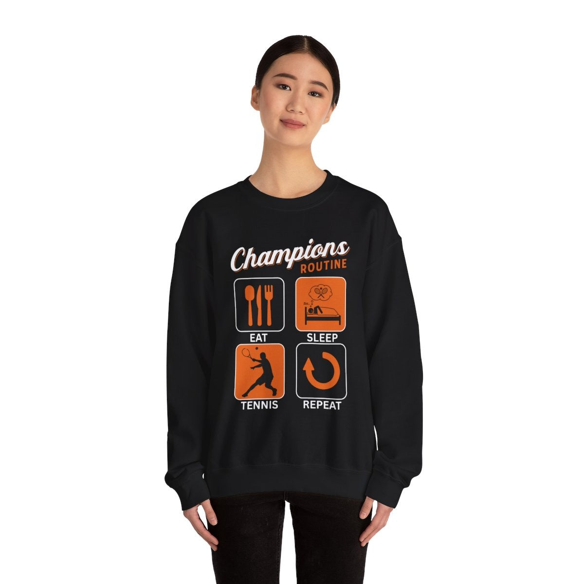 CHAMPIONS ROUTINE - Tennis Sweatshirt