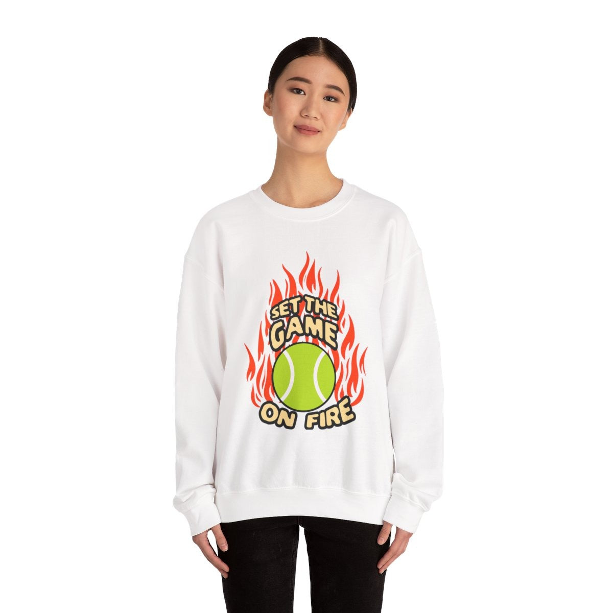 ON FIRE - Tennis Sweatshirt