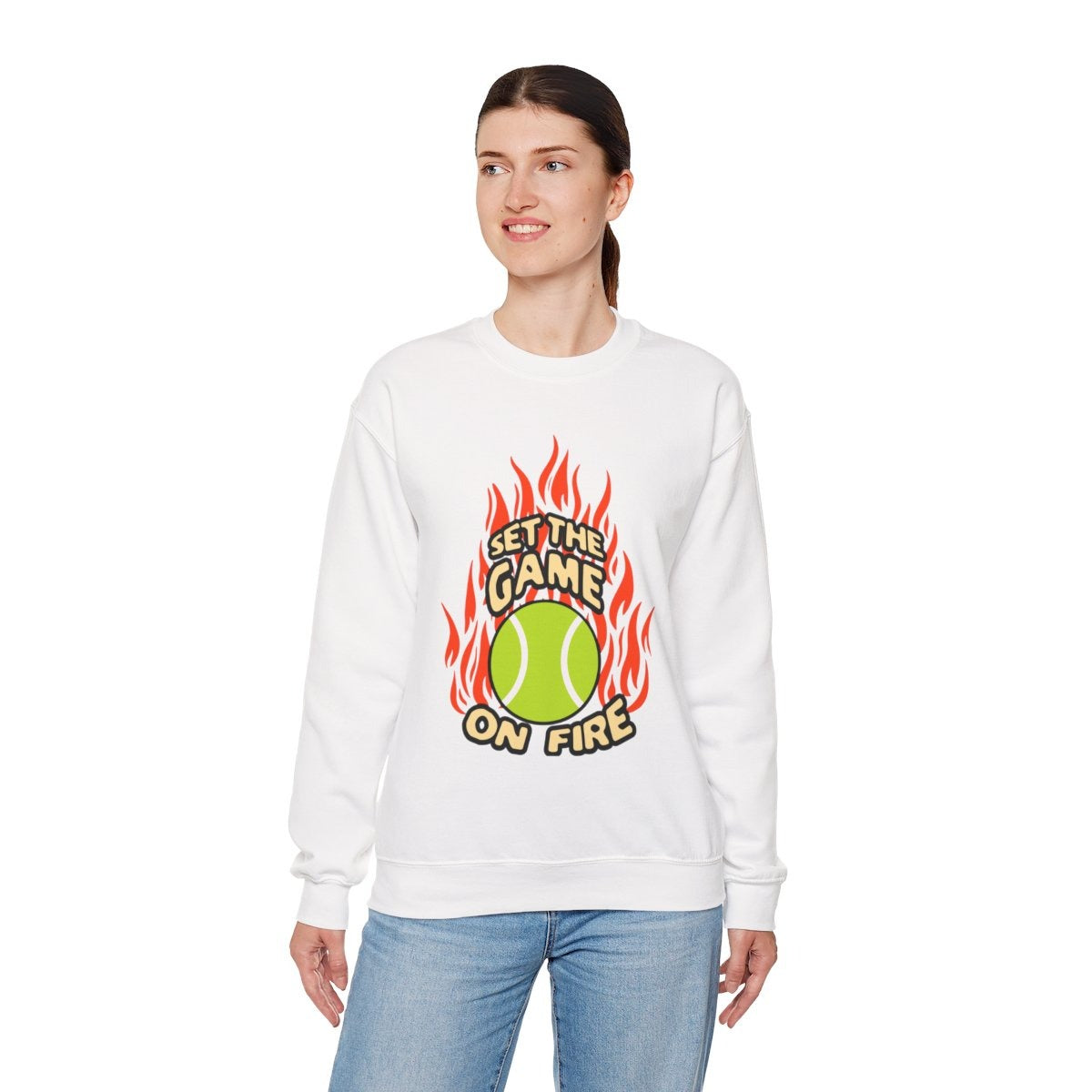 ON FIRE - Tennis Sweatshirt