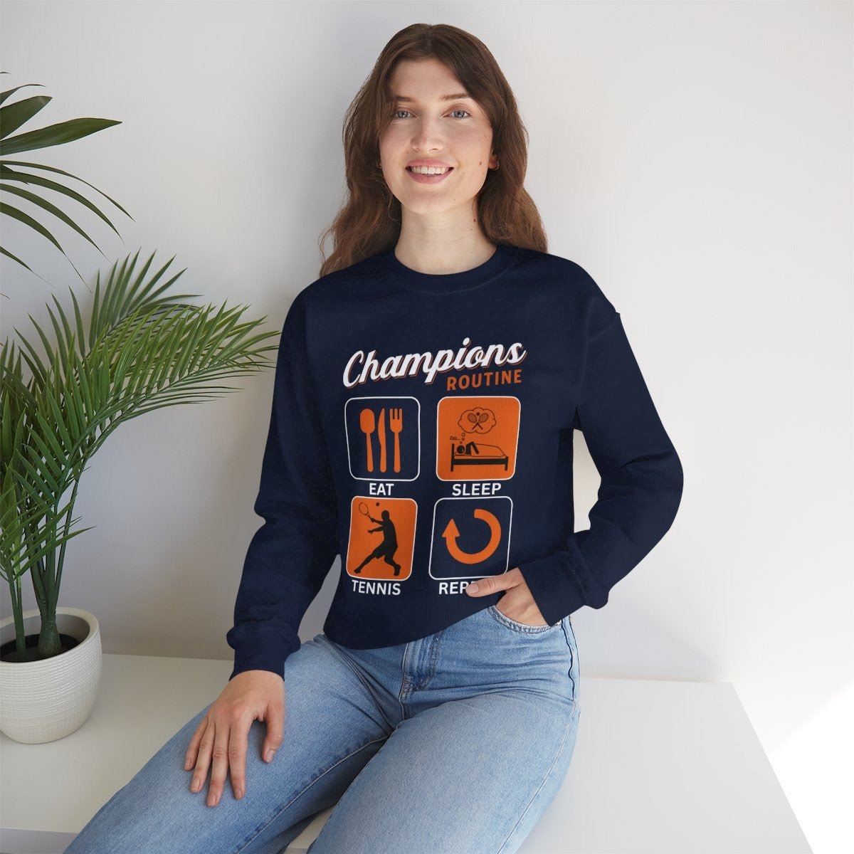 CHAMPIONS ROUTINE - Tennis Sweatshirt