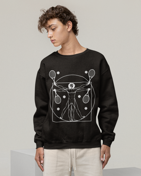 VITRUVIAN MAN (LEONARDO DA VINCI) - Tennis Sweatshirt