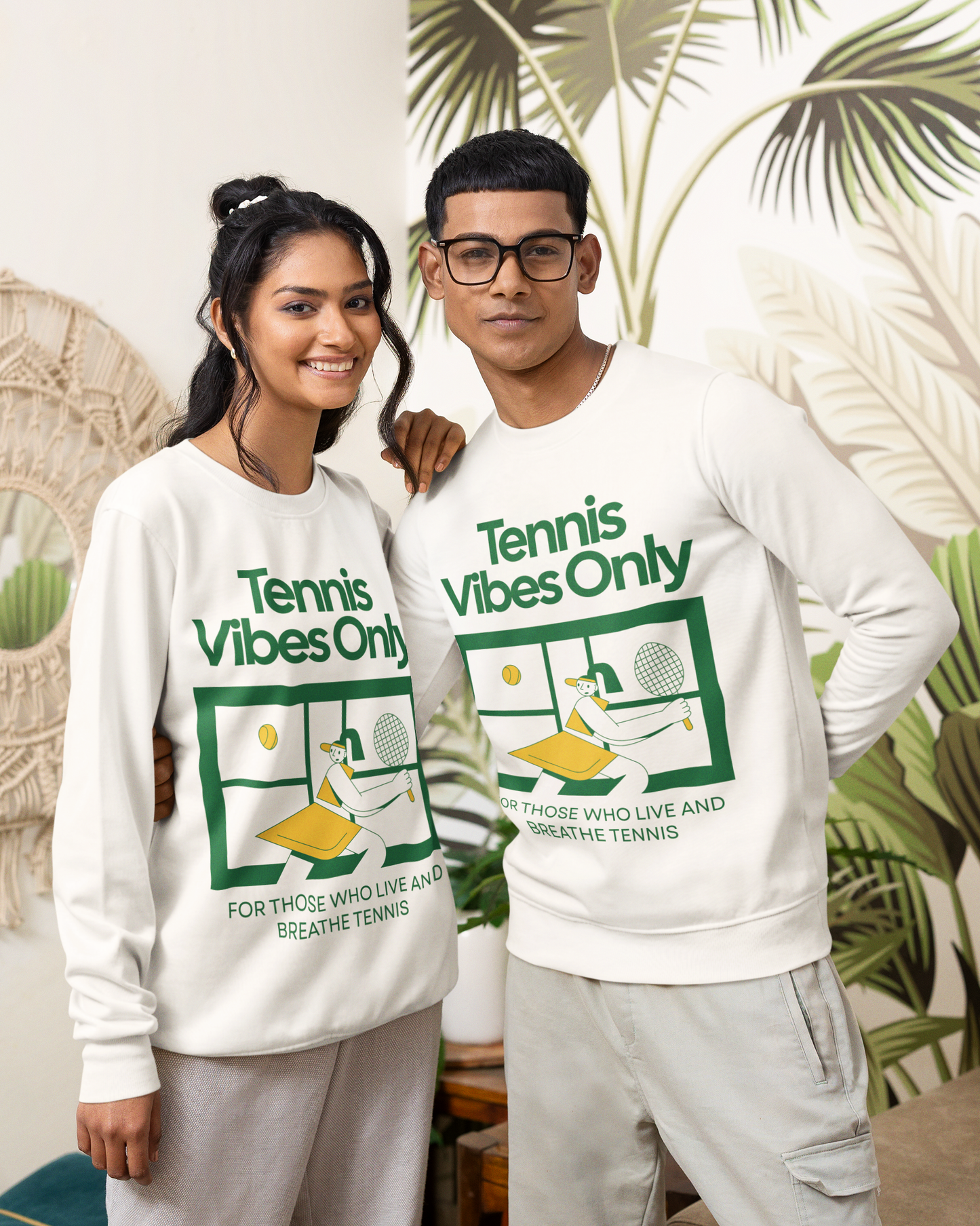 TENNIS VIBES ONLY - Tennis Sweatshirt