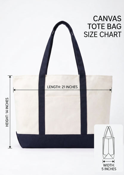 PICKLEBALL XL TOTE BAG 1 (Dark Blue)