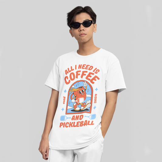 COFFEE & PICKLEBALL 2 - Pickleball (Basic Tee)